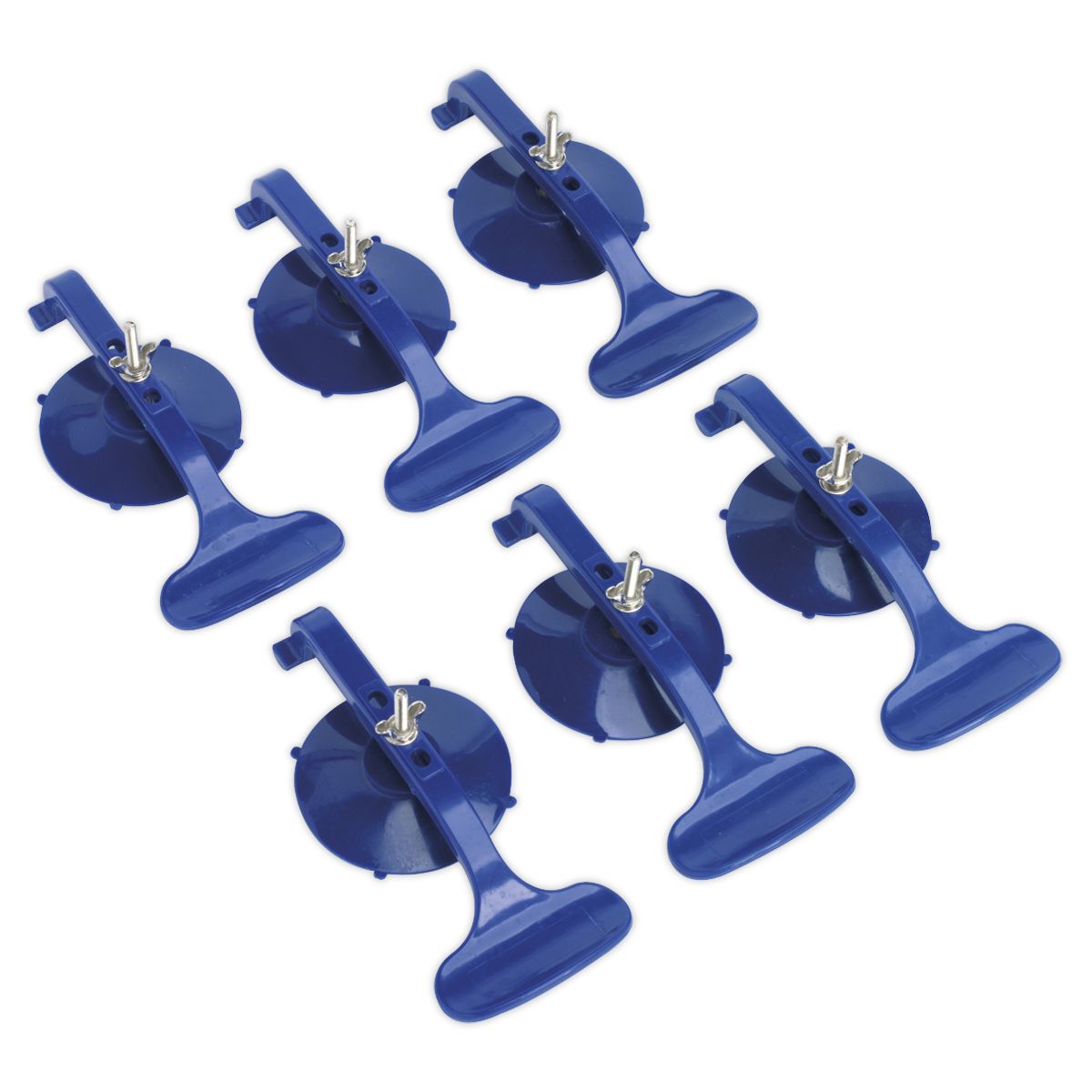 Sealey Suction Clamp Set 6pc - Image 1