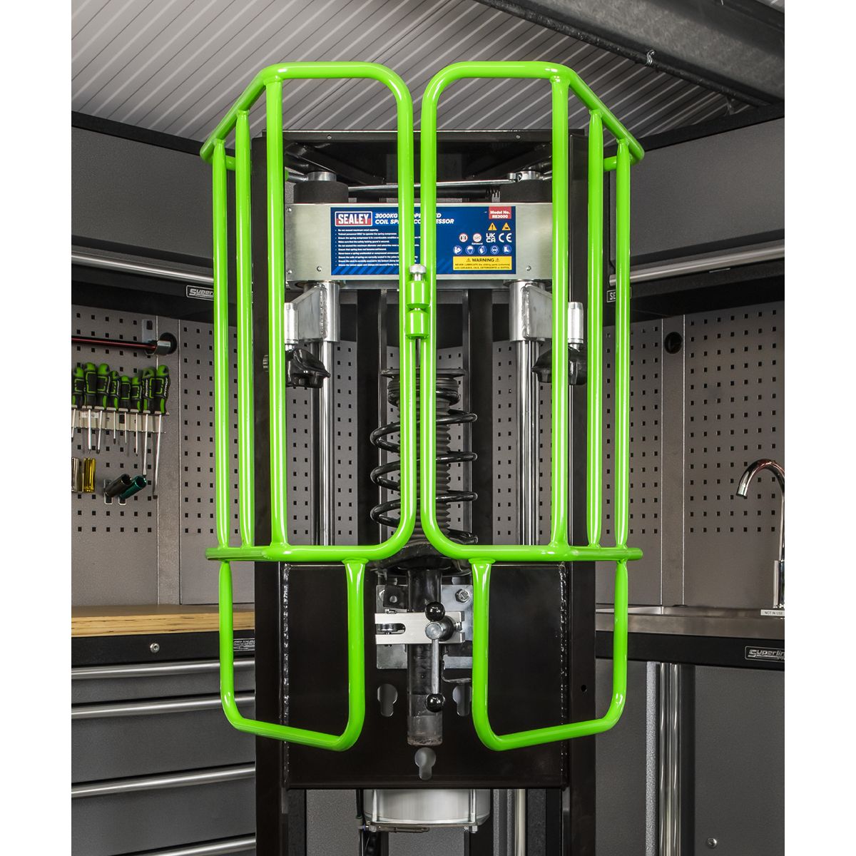 Sealey Air Operated Coil Spring Compressor 3000kg - Image 10