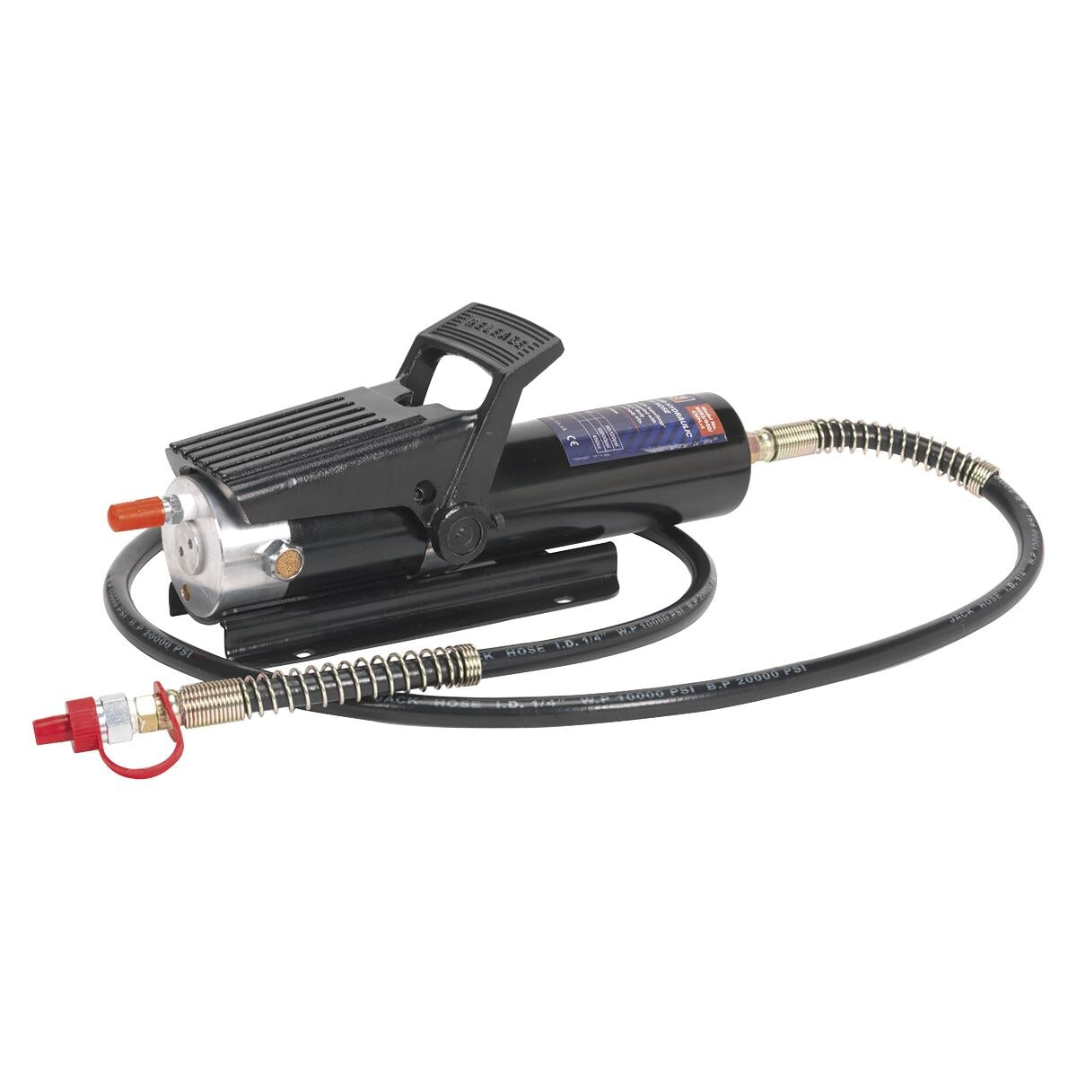 Sealey Air Hydraulic Pump with Hose 10 Tonne - Image 2