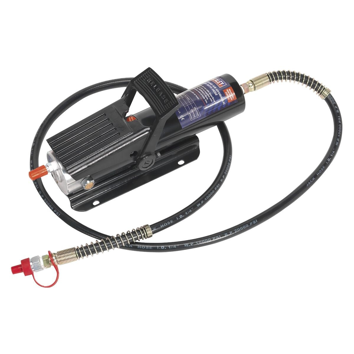 Sealey Air Hydraulic Pump with Hose 10 Tonne - Image 3