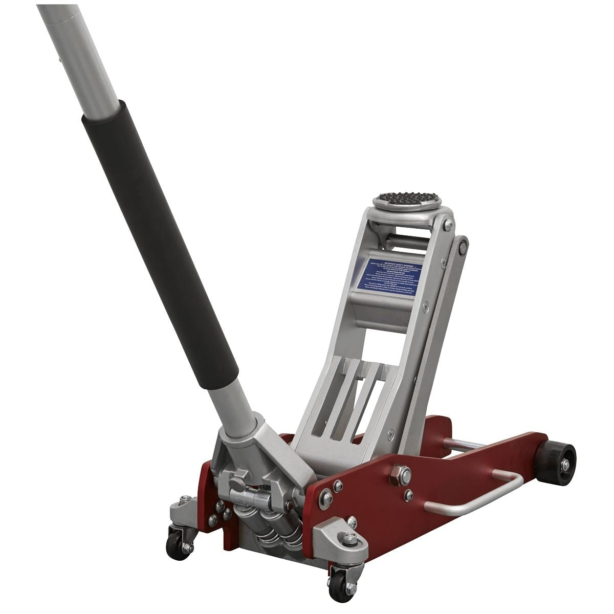 Sealey Premier Low Profile Aluminium Trolley Jack with Rocket Lift 2.5 Tonne - RJA2500