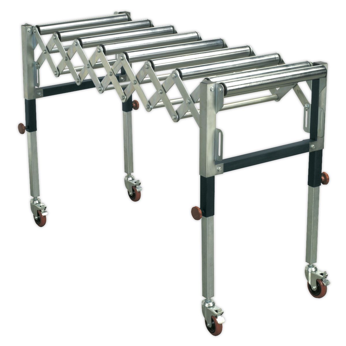Sealey Adjustable Roller Stand 450-1300mm 130kg Capacity - RS911F