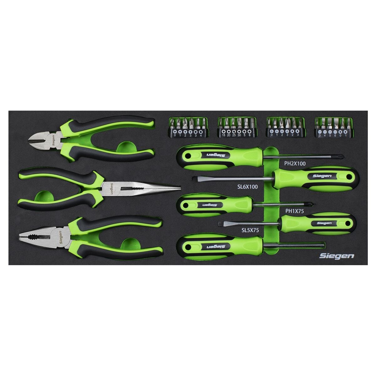 Sealey Siegen Tool Kit 98pc with 3 Drawer Portable Tool Chest - Image 5