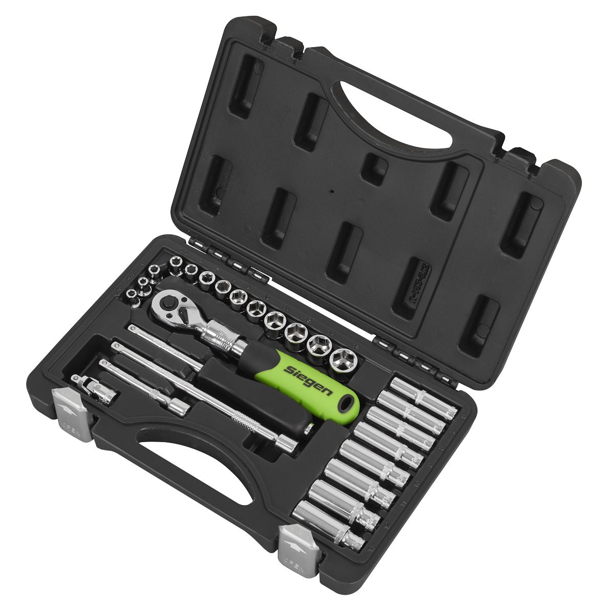 Sealey Socket Set Extending Ratchet 1/4"Sq Drive 26pc - Image 7