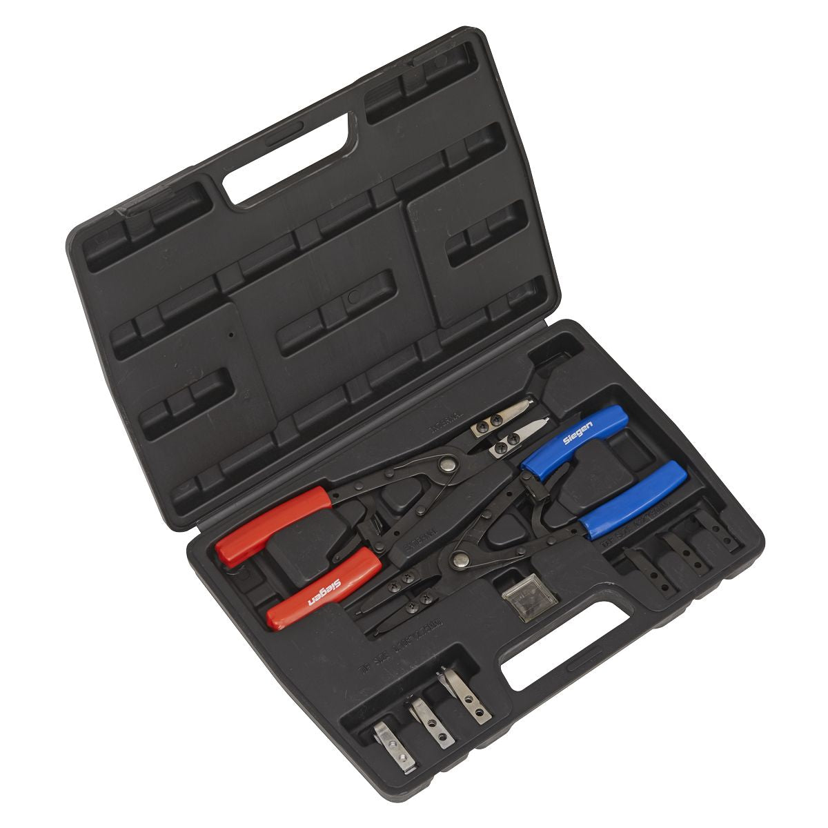 Sealey Siegen Internal/External Circlip Pliers Set 265mm - Image 1