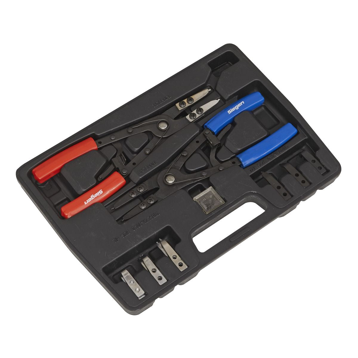 Sealey Siegen Internal/External Circlip Pliers Set 265mm - Image 5