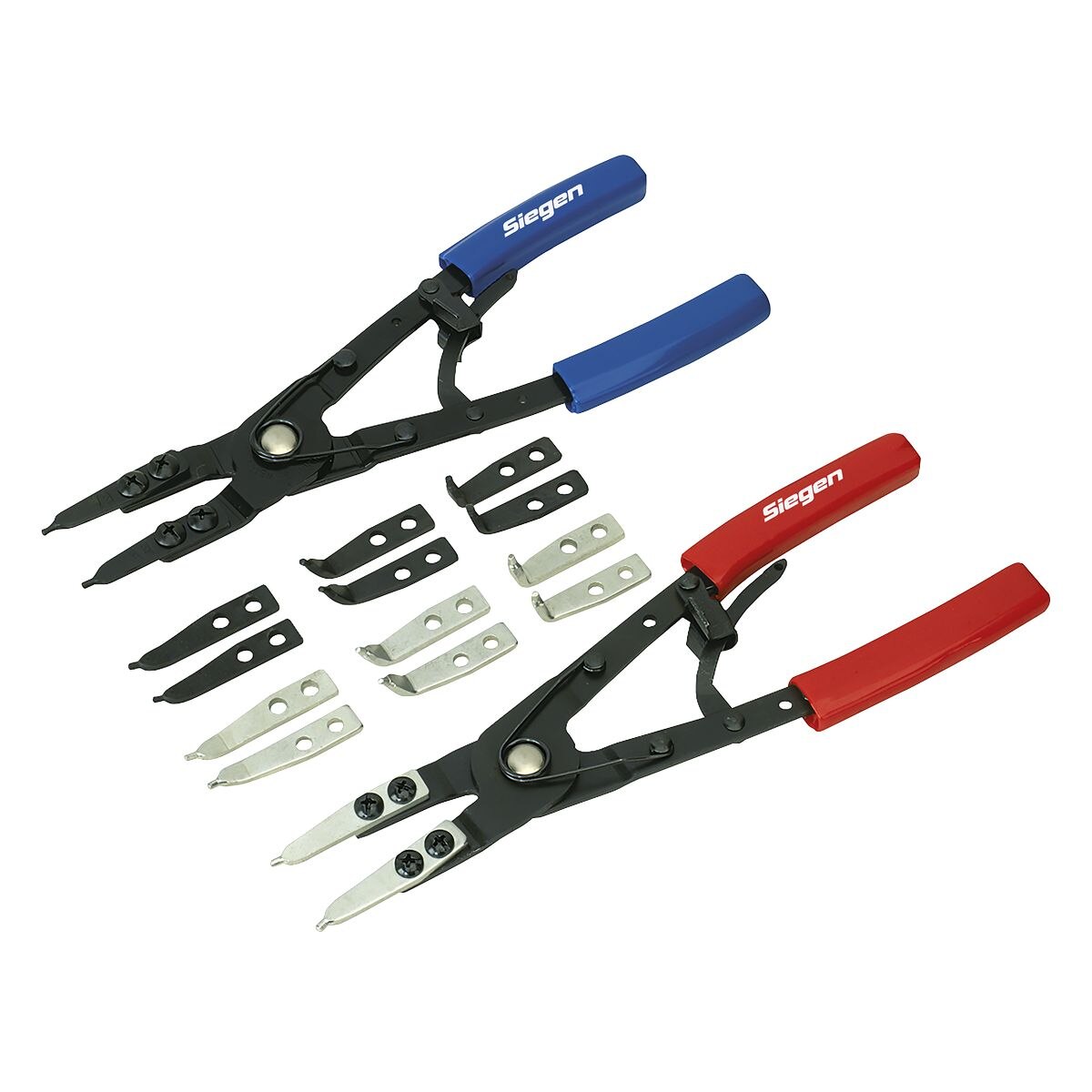 Sealey Siegen Internal/External Circlip Pliers Set 265mm - Image 7