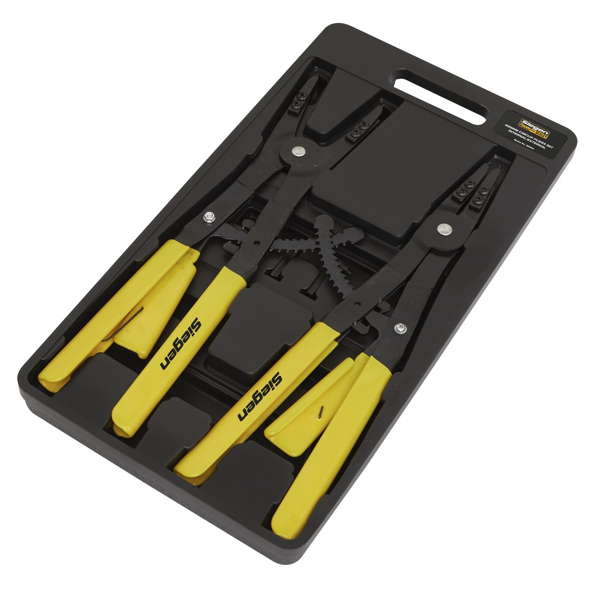 Sealey Siegen Internal/External Circlip Pliers Set 400mm - Image 3