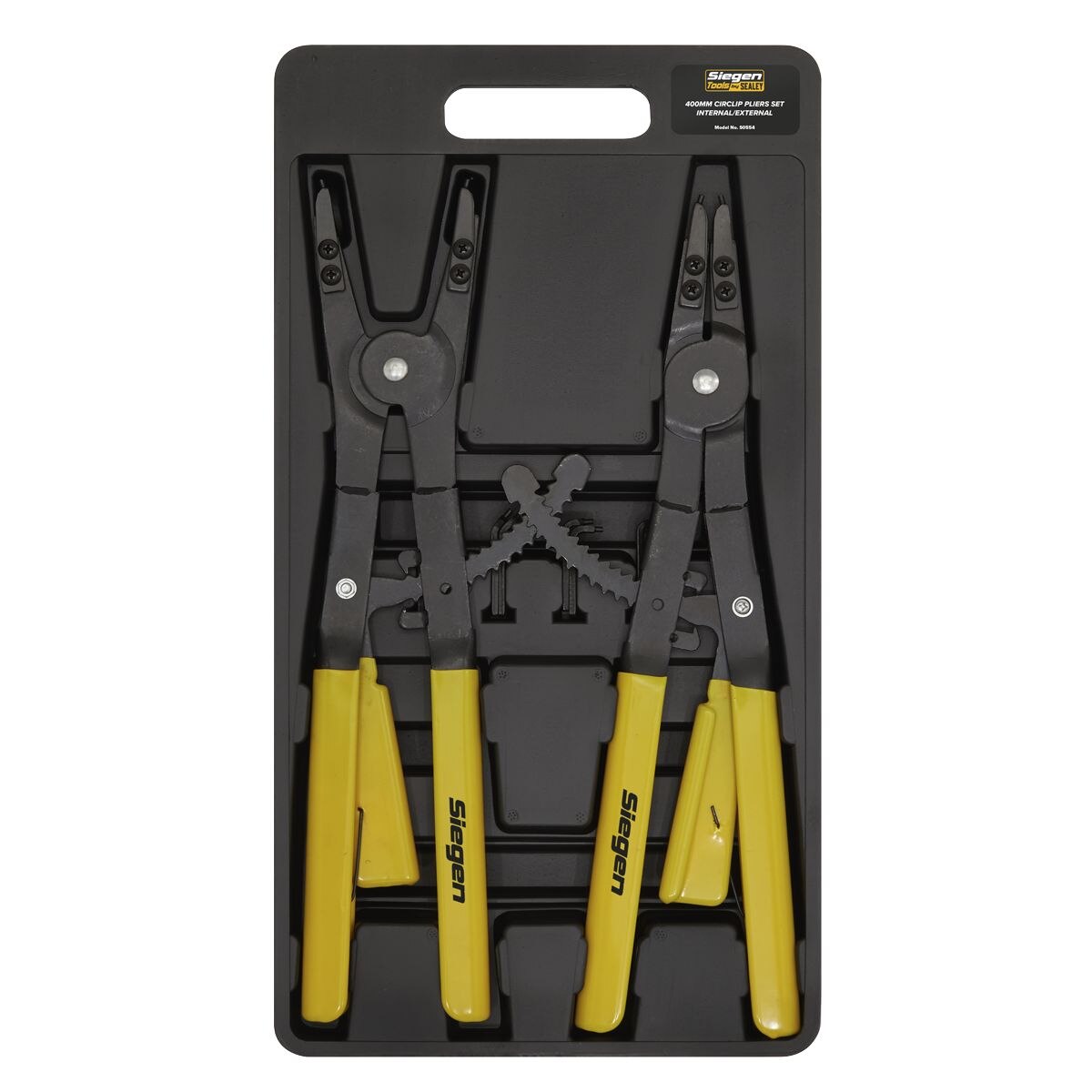 Sealey Siegen Internal/External Circlip Pliers Set 400mm - Image 4