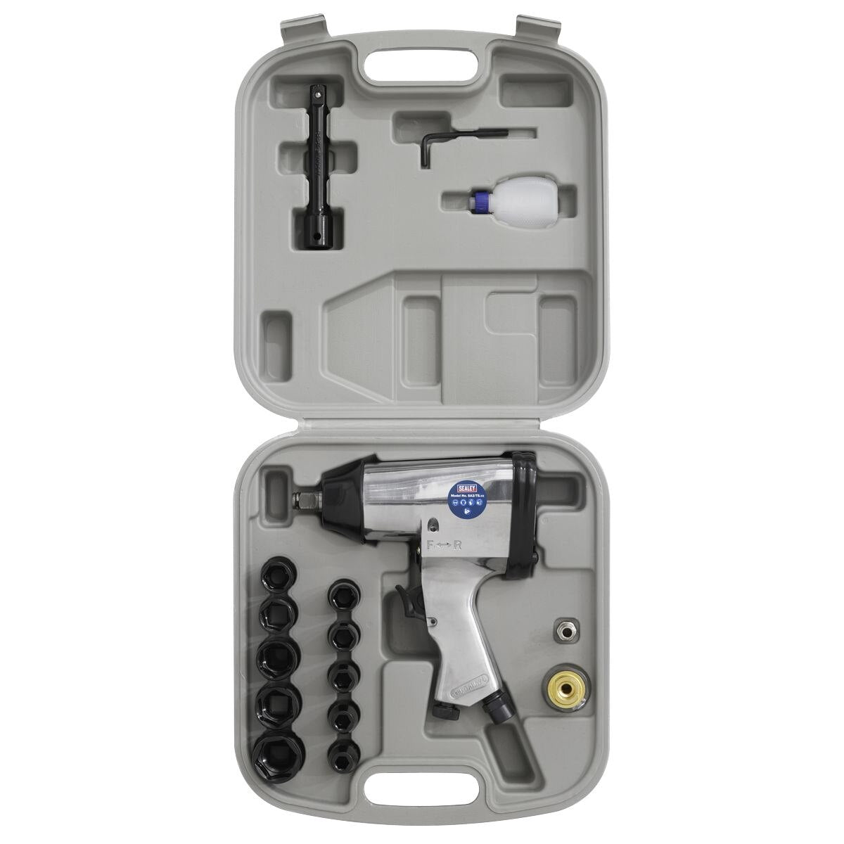 Sealey Air Impact Wrench Kit with Sockets 1/2"Sq Drive - Image 5