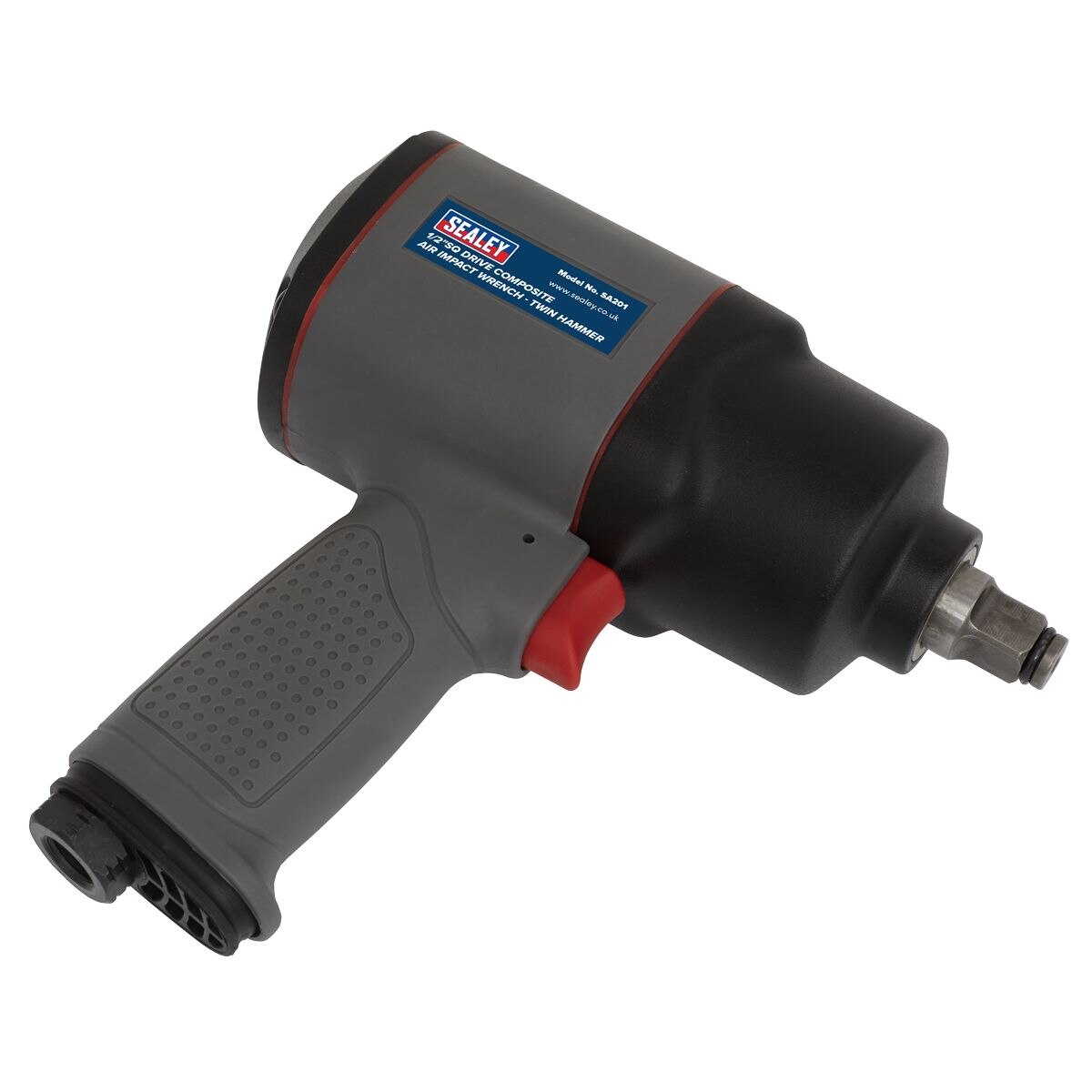 Sealey Composite Twin Hammer Air Impact Wrench 1/2"Sq Drive - Image 5