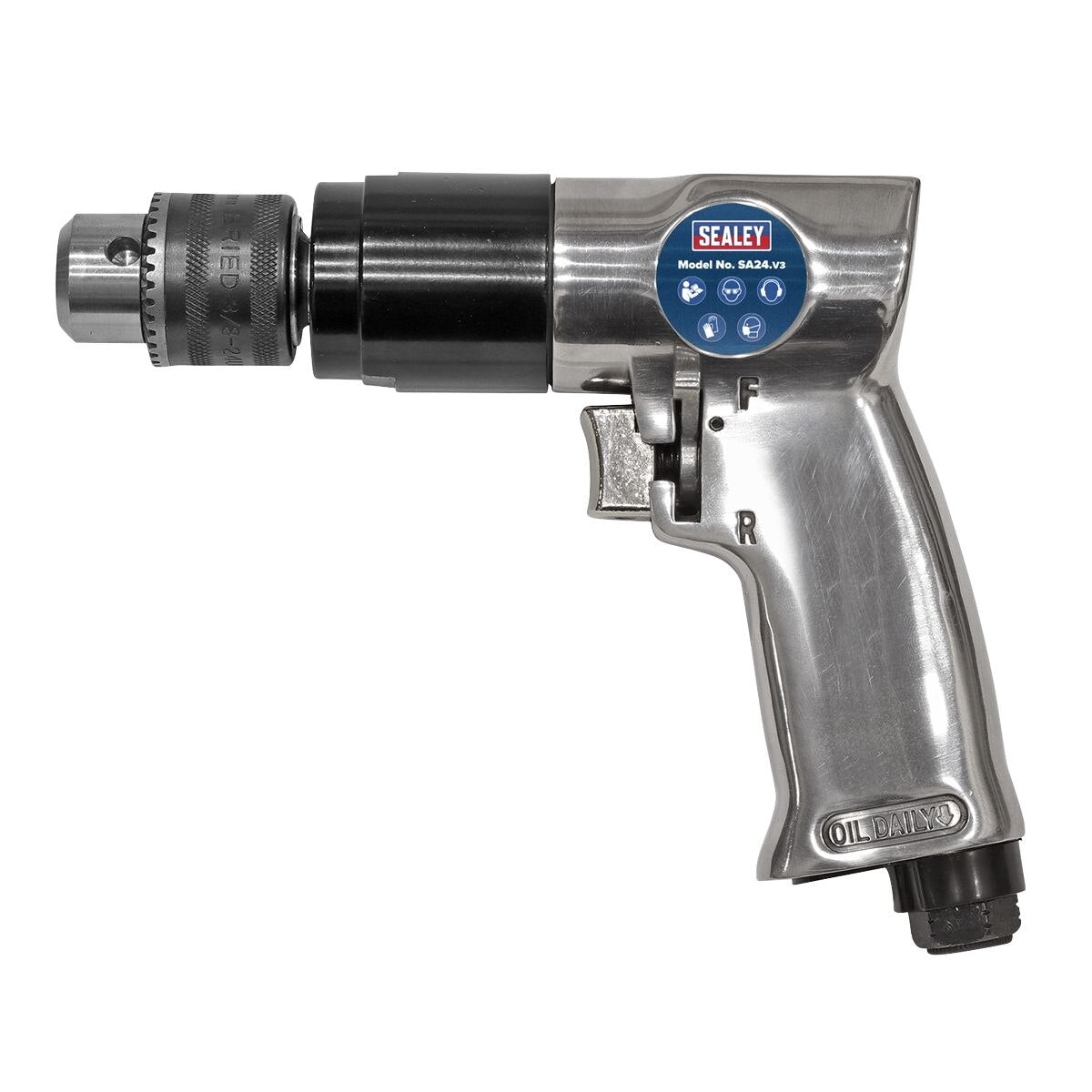 Sealey Reversible Air Drill 10mm - Image 4