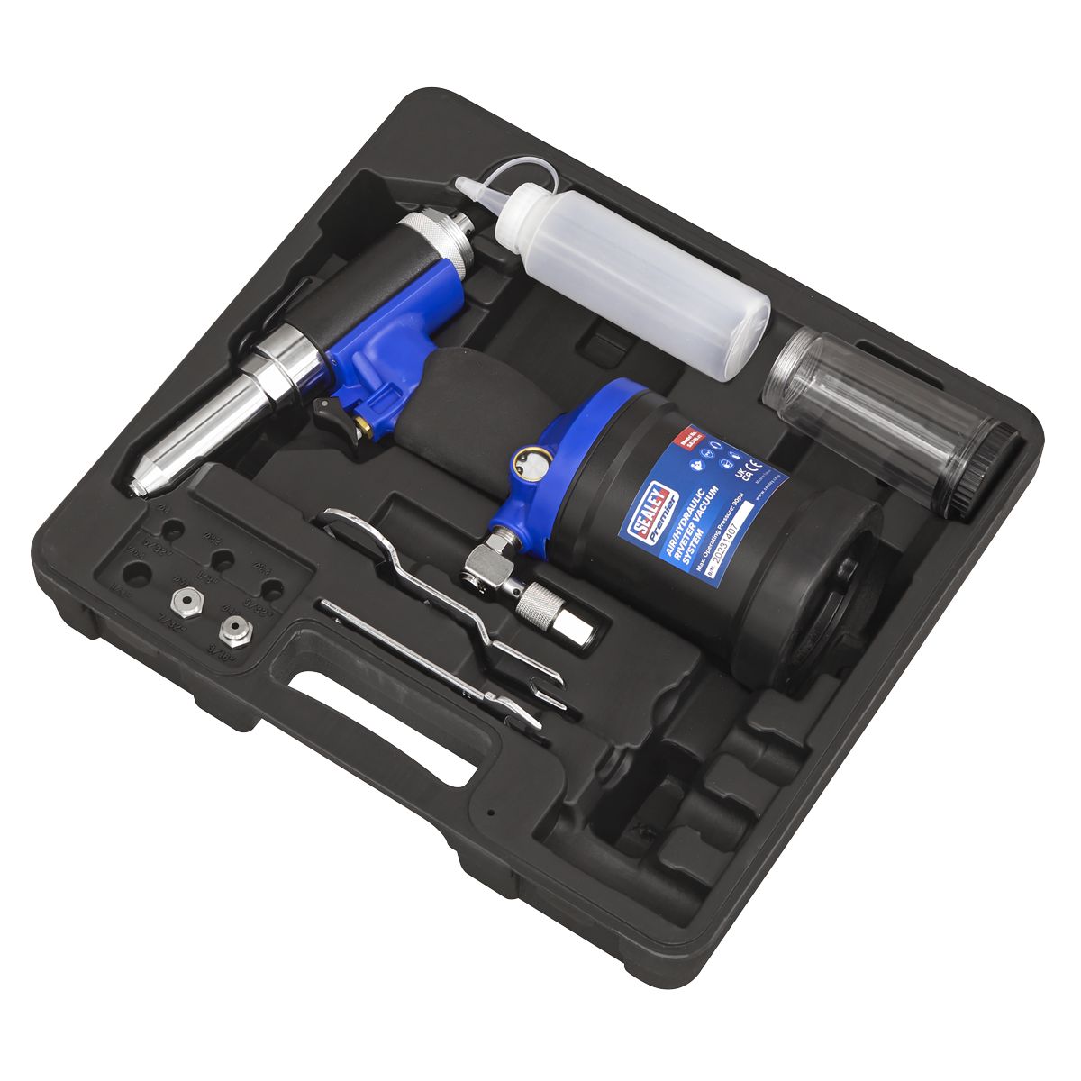Sealey Premier Air/Hydraulic Riveter Vacuum System - Image 6