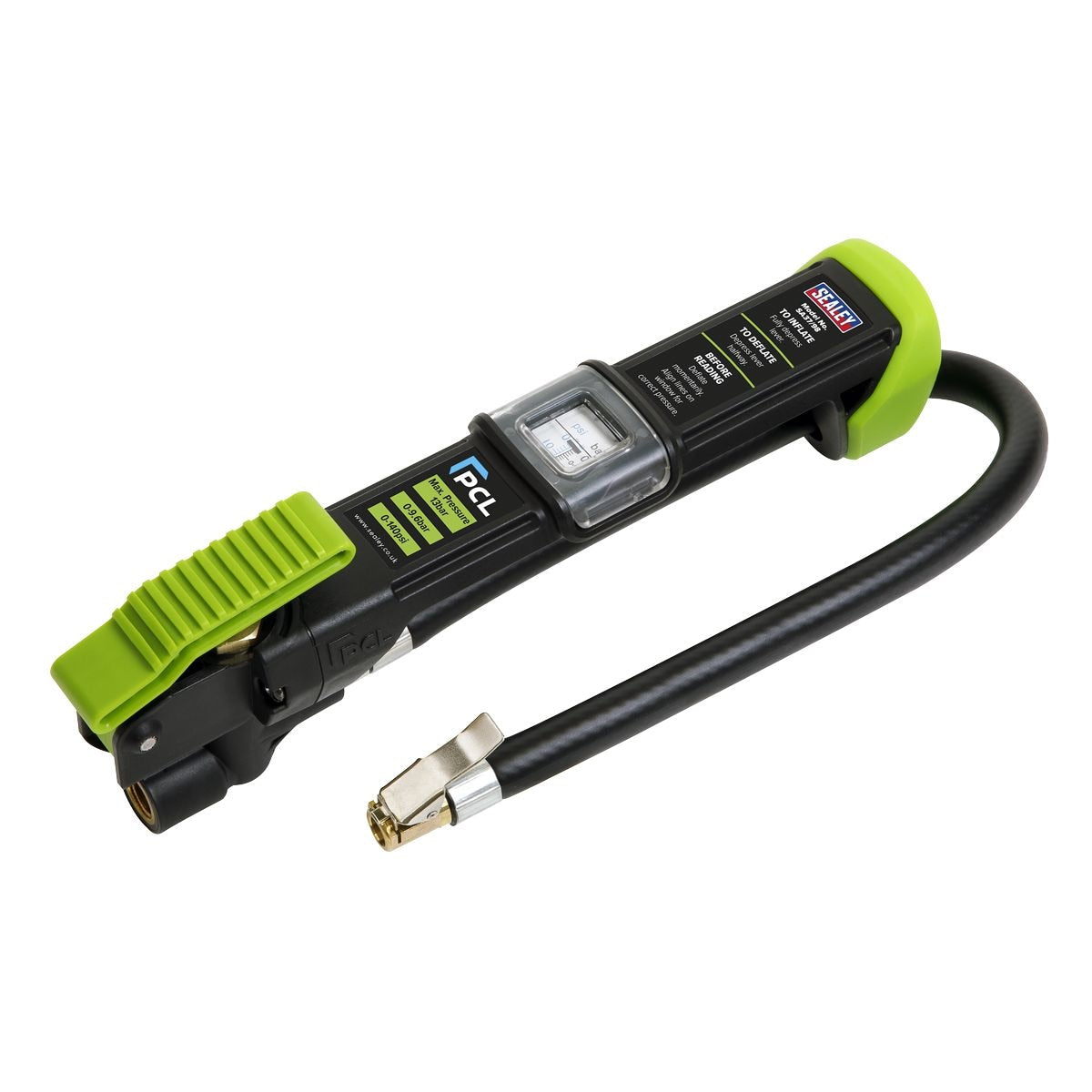 Sealey PCL Airlite Eco Clip-On Connector Tyre Inflator - Image 1