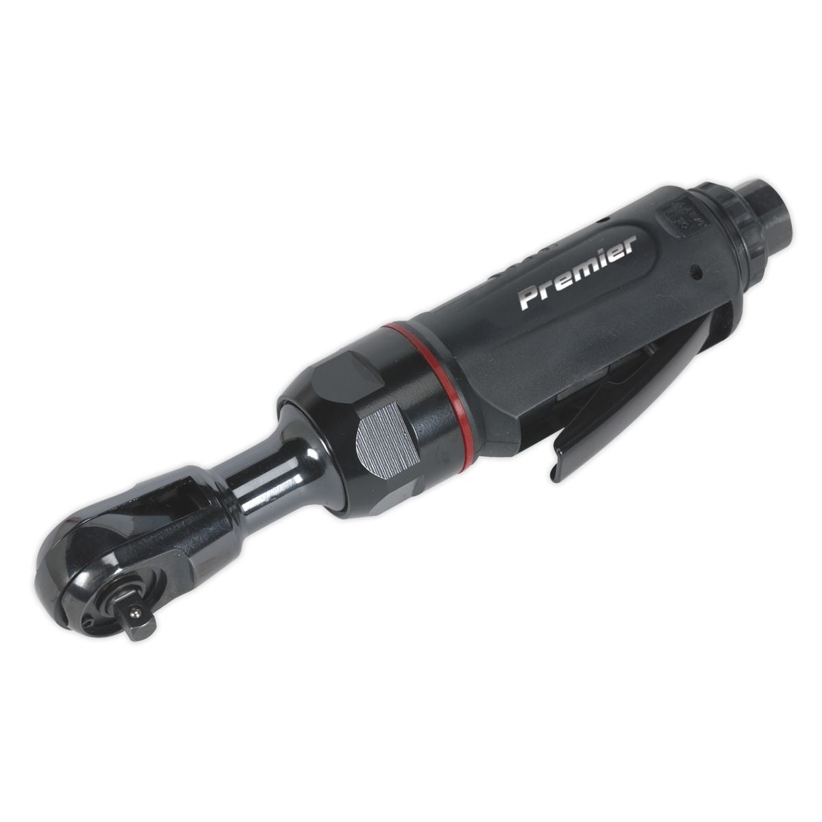 Sealey Premier Compact Air Ratchet Wrench 1/4"Sq Drive - Image 1