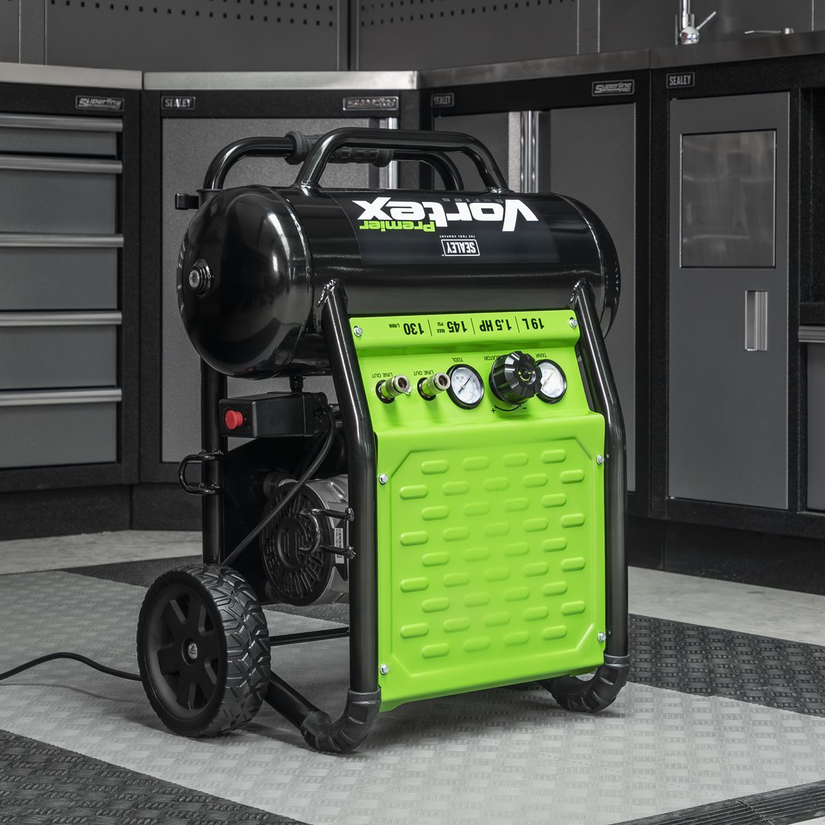 Sealey 19L Oil Free Direct Drive Air Compressor 1.5hp - Image 5
