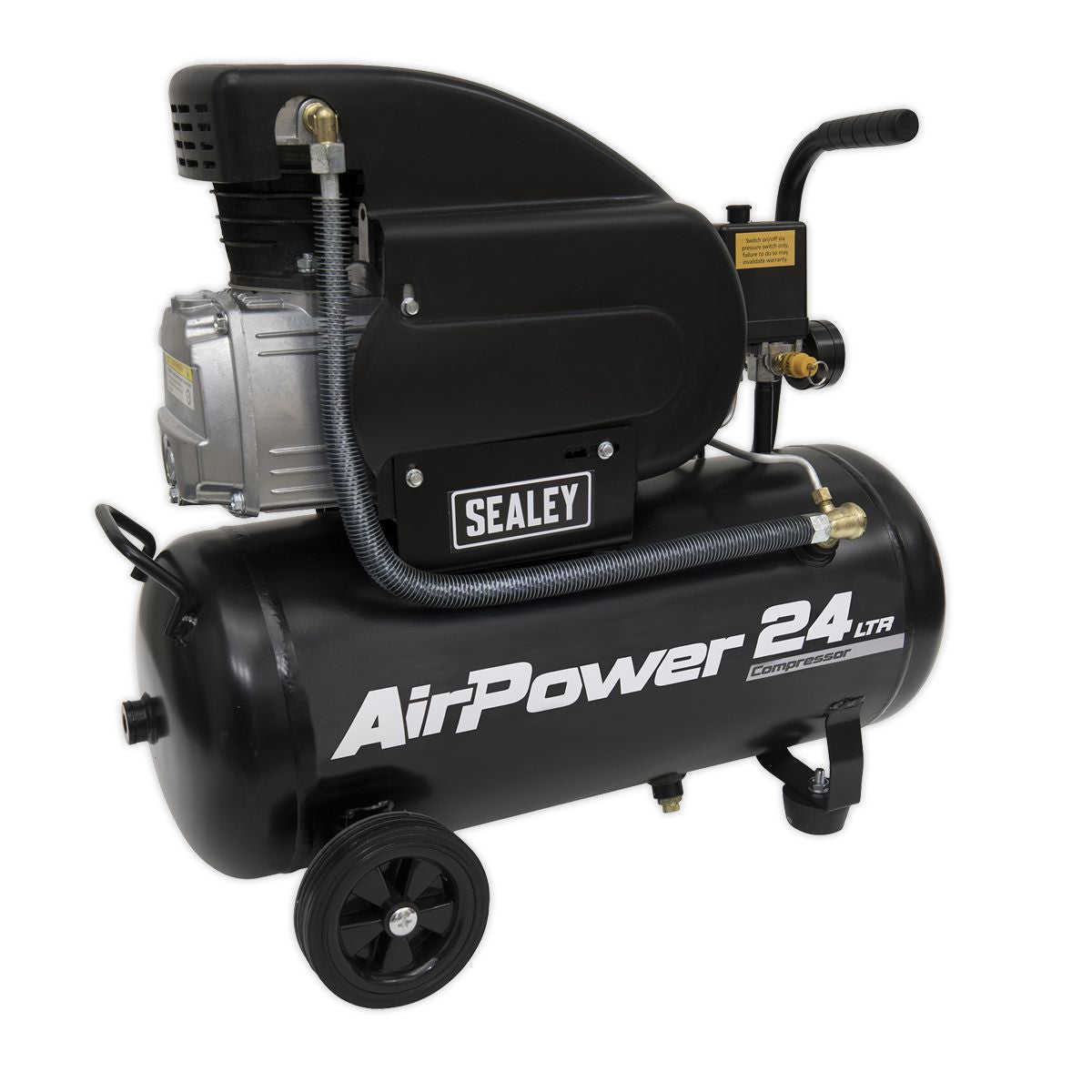 Sealey 24L Direct Drive Air Compressor 2hp - Image 2