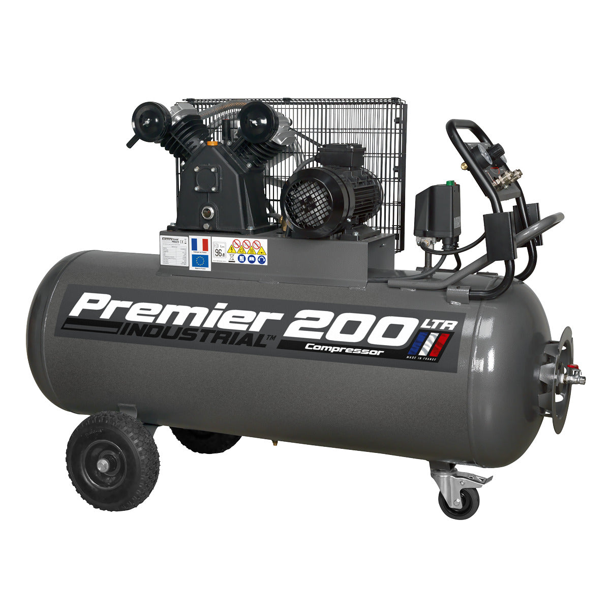 Premier 200L Belt Drive Air Compressor with Front Control Panel SAC3203B3PH