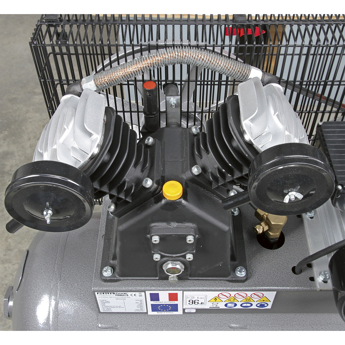 Premier 200L Belt Drive Air Compressor with Front Control Panel SAC3203B3PH