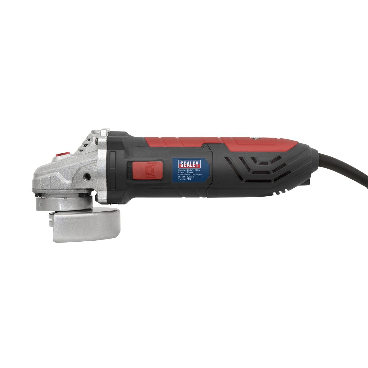 Sealey 100mm Angle Grinder 750W/230V - Image 3