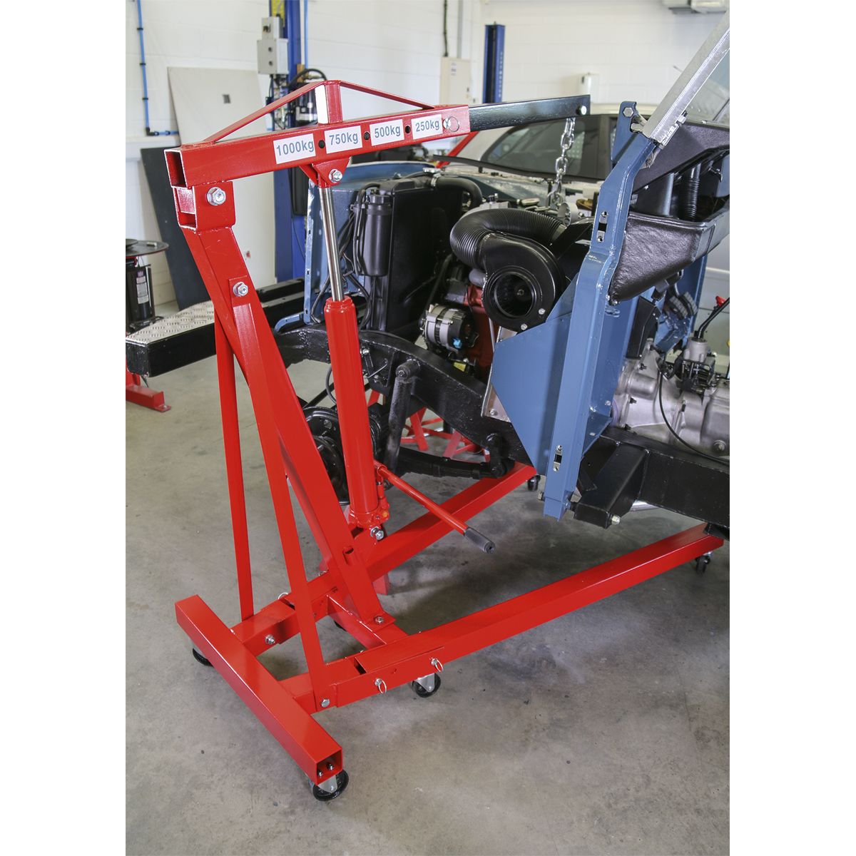 Sealey Knock-Down Type Folding Crane 1 Tonne - Image 5