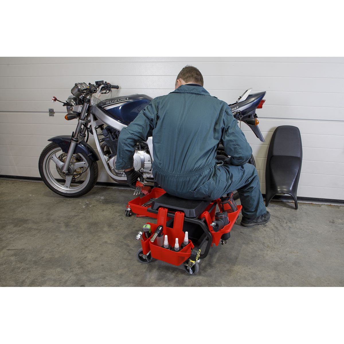Sealey Mechanic's Deluxe Detailing Utility Seat - Image 7