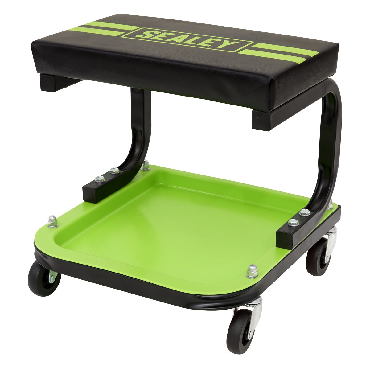 Sealey Mechanic's Deluxe Utility Seat - Green - Image 7