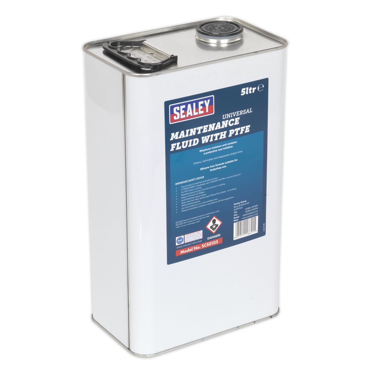 Sealey Universal Maintenance Fluid with PTFE 5L - Image 1