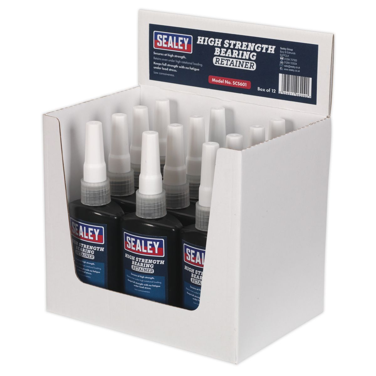Sealey High Strength Bearing Fit Retainer 50ml - Pack of 12 - Image 2