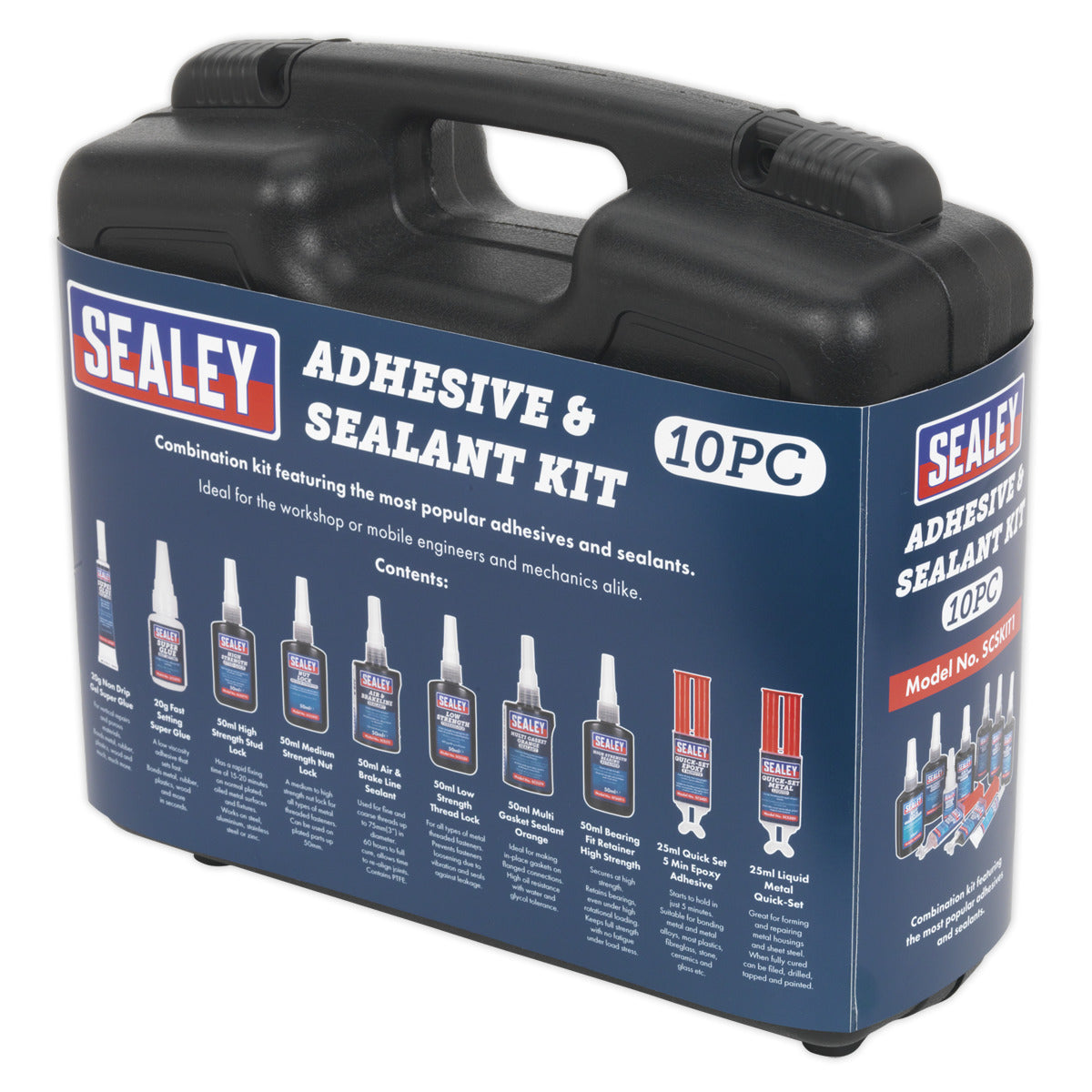 Sealey Adhesive & Sealant Kit 10pc SCSKIT1