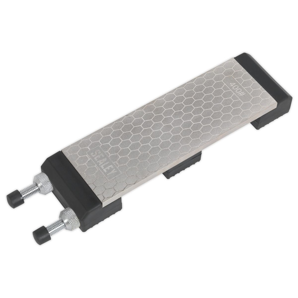 Sealey Combination Diamond Sharpening Whetstone with Adjustable Stone Holder - Image 1