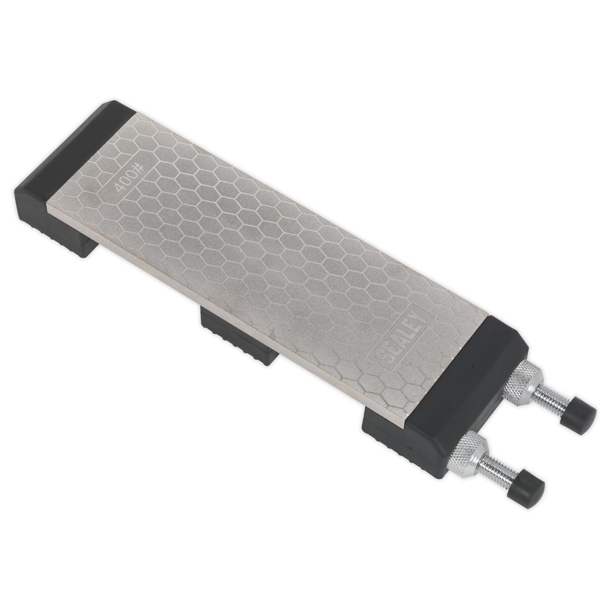 Sealey Combination Diamond Sharpening Whetstone with Adjustable Stone Holder - Image 3