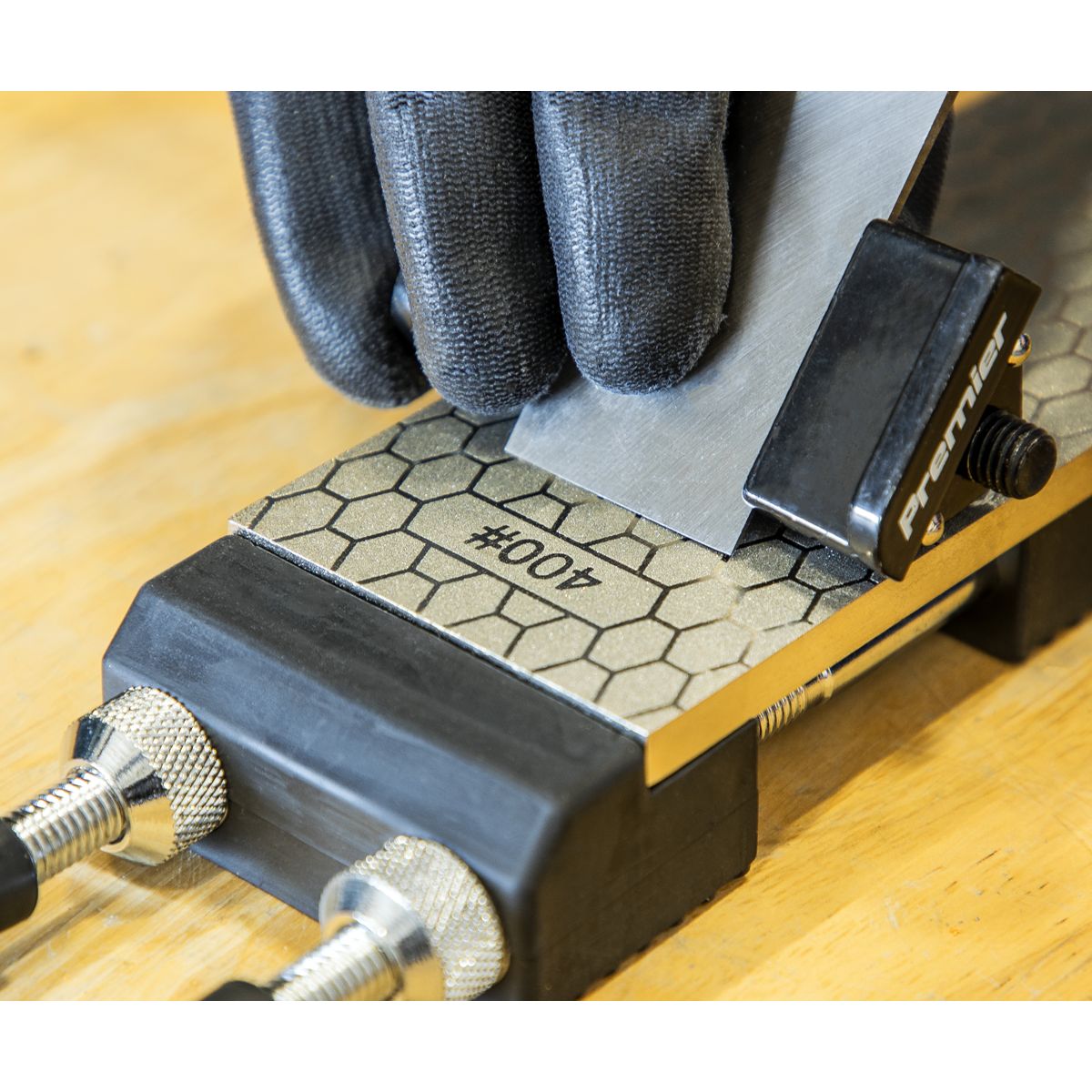 Sealey Combination Diamond Sharpening Whetstone with Adjustable Stone Holder - Image 8