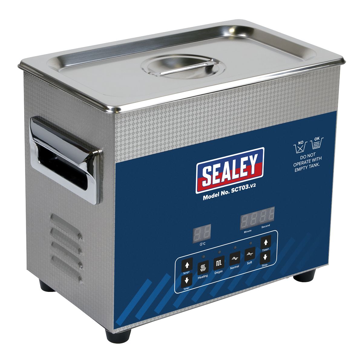 Sealey Ultrasonic Cleaner 3L - Image 1