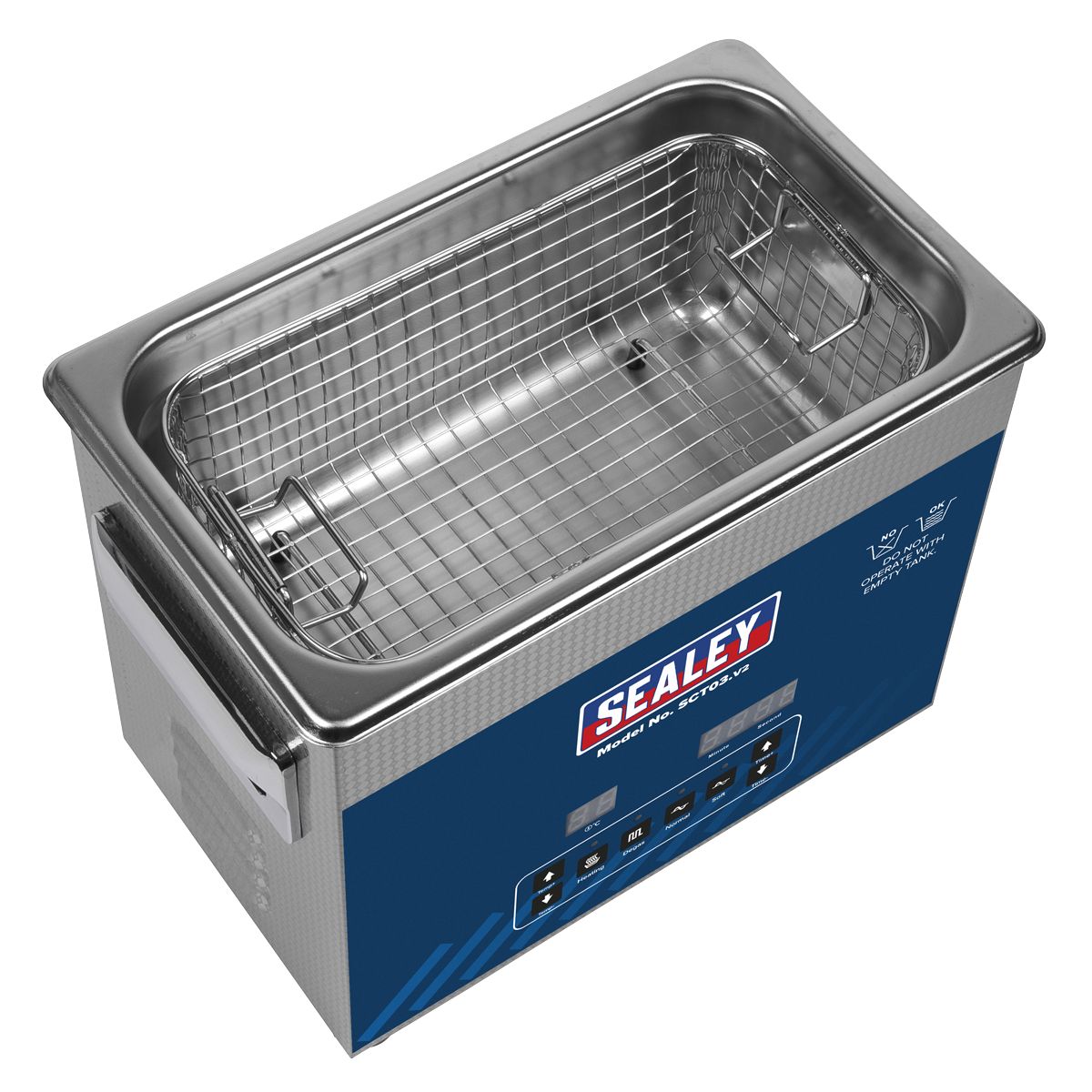 Sealey Ultrasonic Cleaner 3L - Image 2