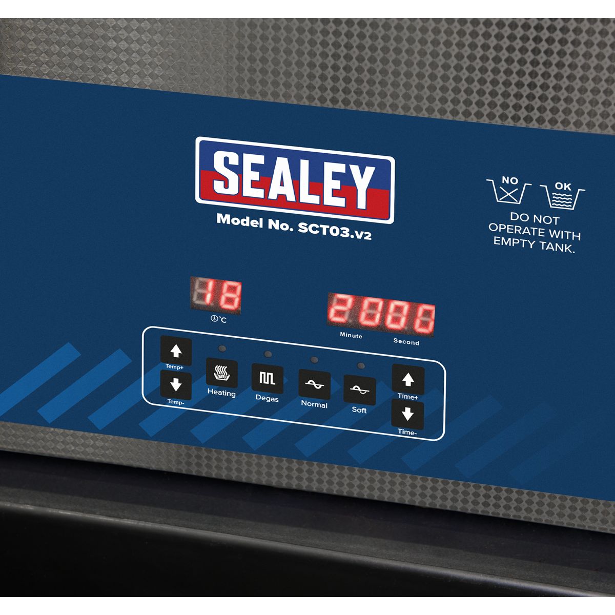 Sealey Ultrasonic Cleaner 3L - Image 4