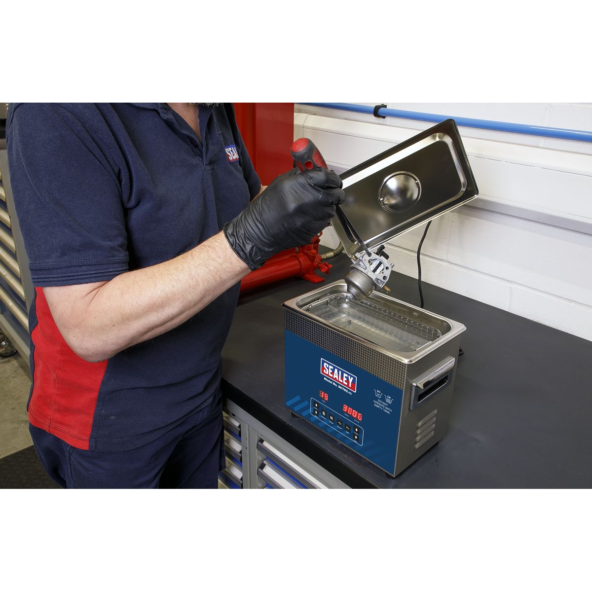 Sealey Ultrasonic Cleaner 3L - Image 5