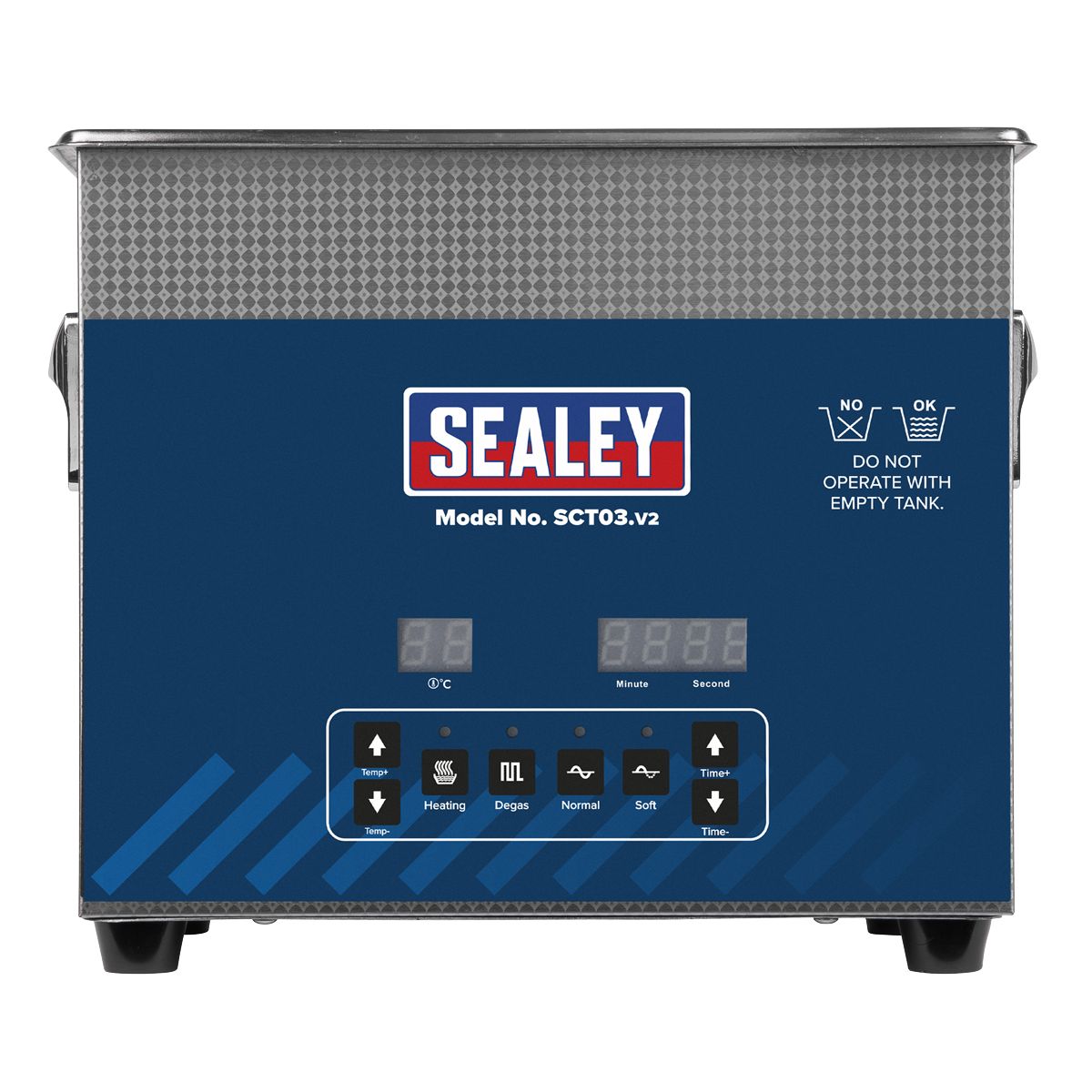 Sealey Ultrasonic Cleaner 3L - Image 6