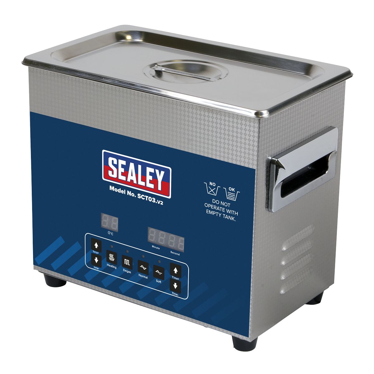 Sealey Ultrasonic Cleaner 3L - Image 7
