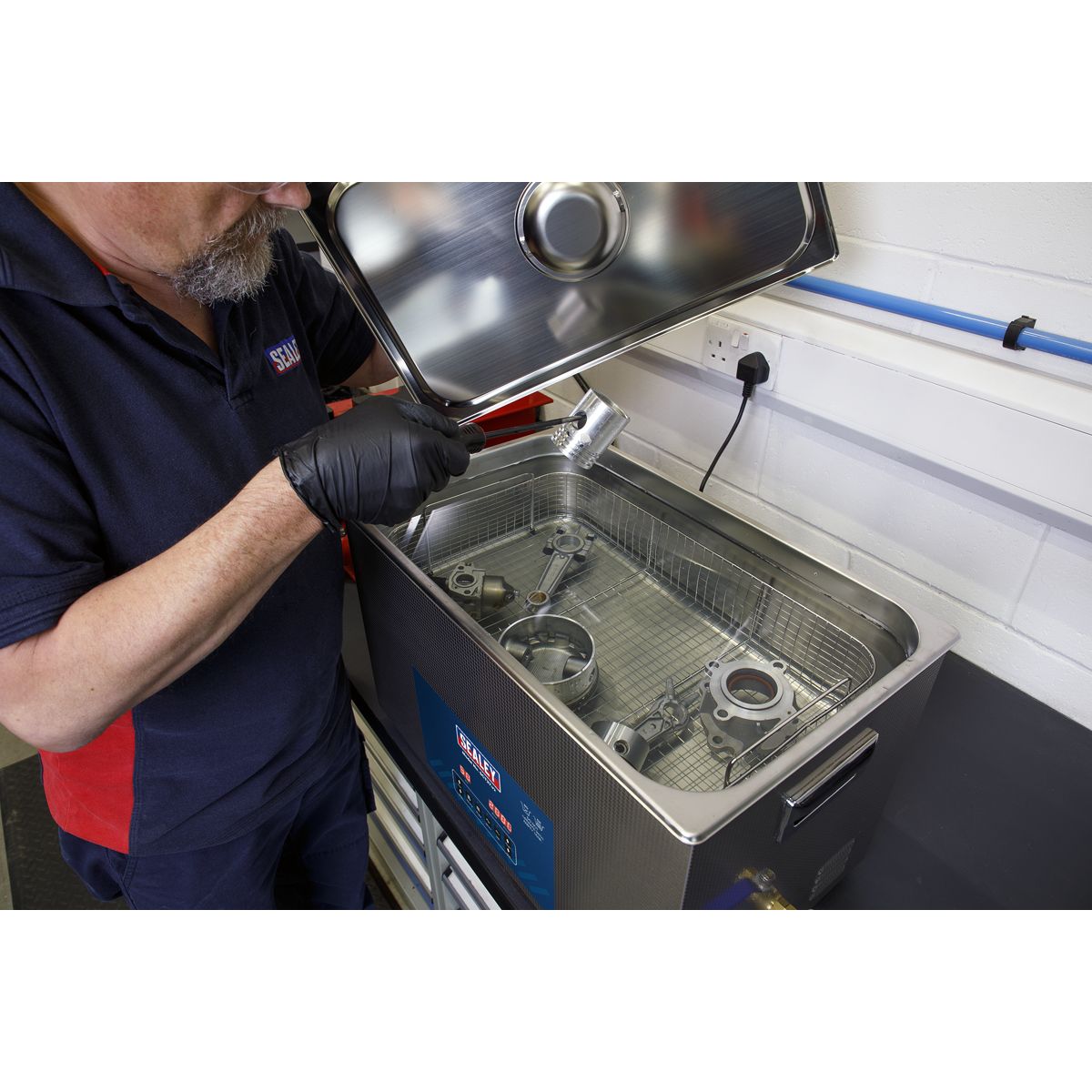 Sealey Ultrasonic Cleaner 27L - Image 9