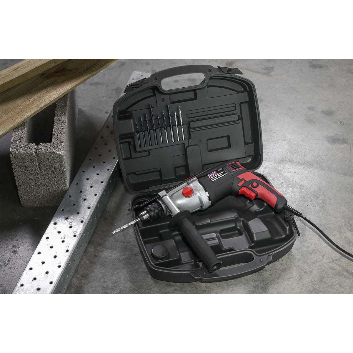 Sealey 13mm 2 Mechanical/Variable Speed Hammer Drill 1050W/230V - Image 4