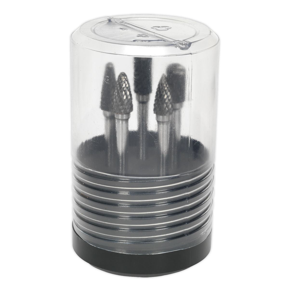 Sealey Tungsten Carbide Rotary Burr Set 5pc - Image 2