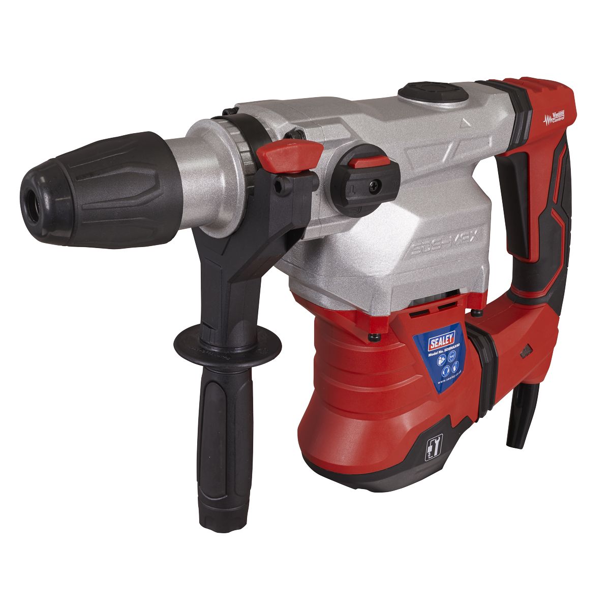 Sealey 40mm SDS MAX Rotary Hammer Drill 1500W/230V - Image 1