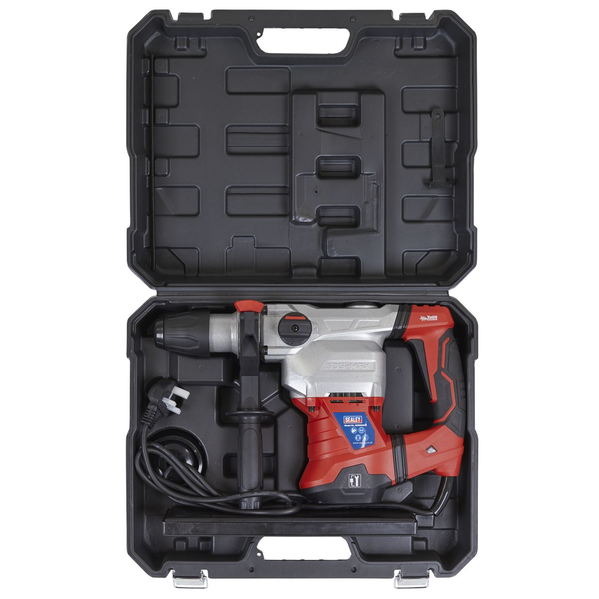 Sealey 40mm SDS MAX Rotary Hammer Drill 1500W/230V - Image 9