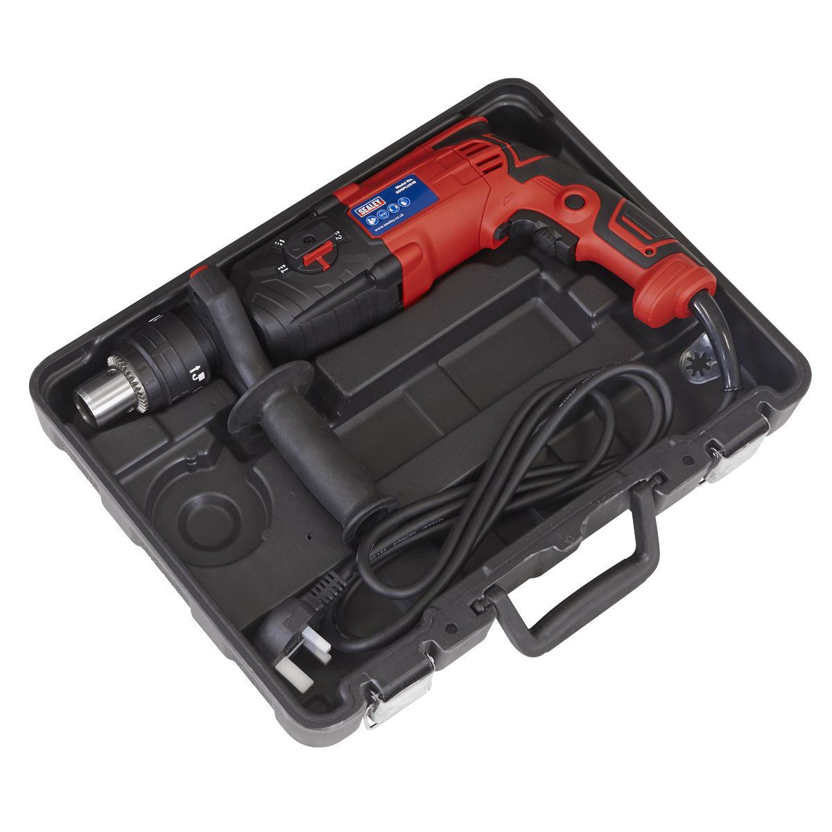 Sealey 18mm SDS Plus Rotary Hammer Drill 750W/230V - Image 6