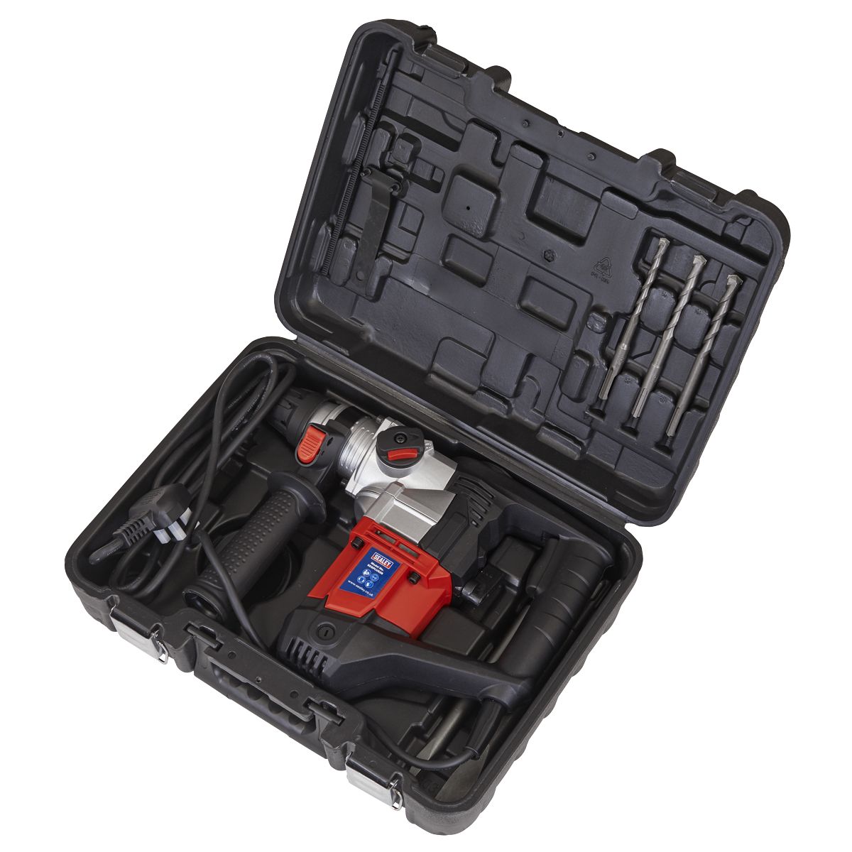 Sealey 26mm SDS Plus Rotary Hammer Drill 900W/230V - Image 8