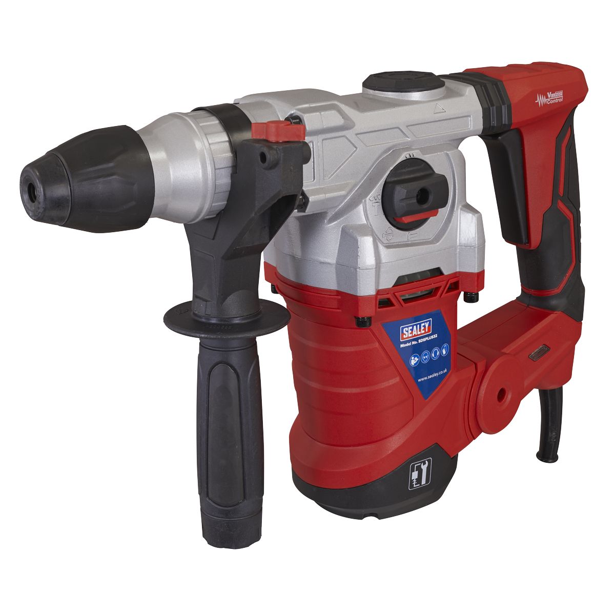 Sealey 32mm SDS Plus Rotary Hammer Drill 1500W/230V - Image 1