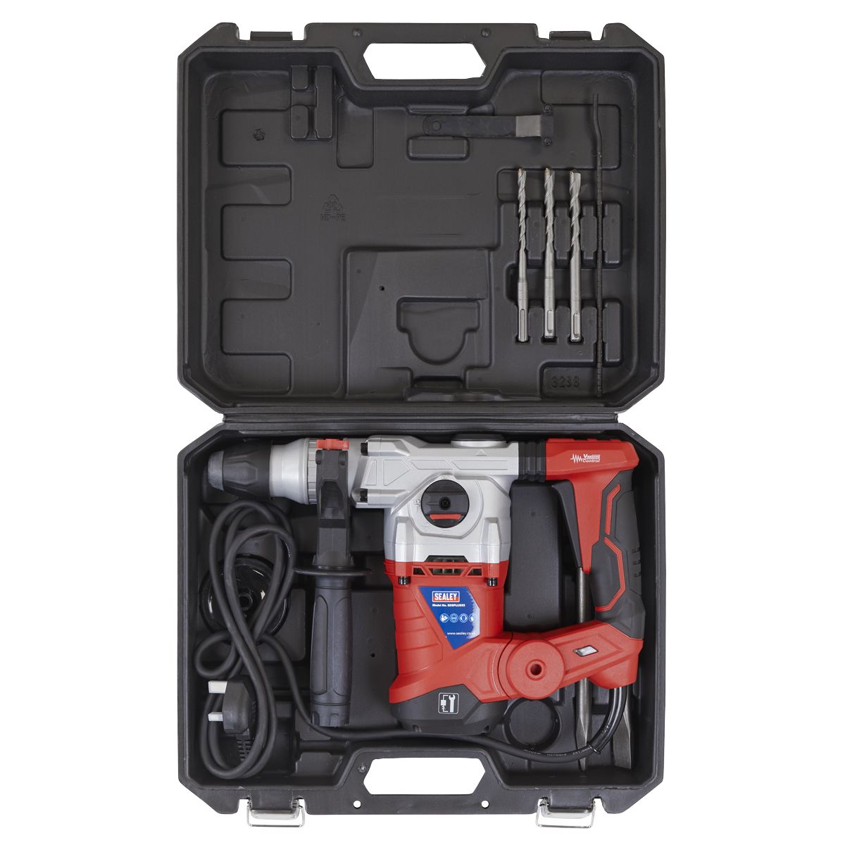 Sealey 32mm SDS Plus Rotary Hammer Drill 1500W/230V - Image 9