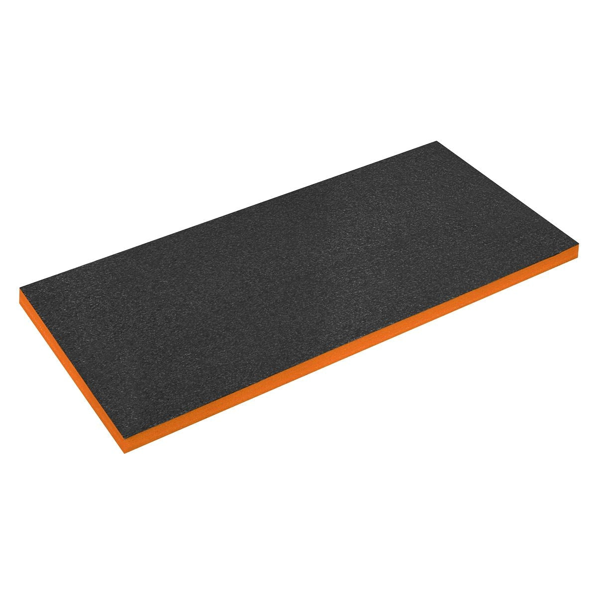 Sealey Easy Peel Shadow Foam 1200 x 550 x 50mm - Orange/Black - Image 1