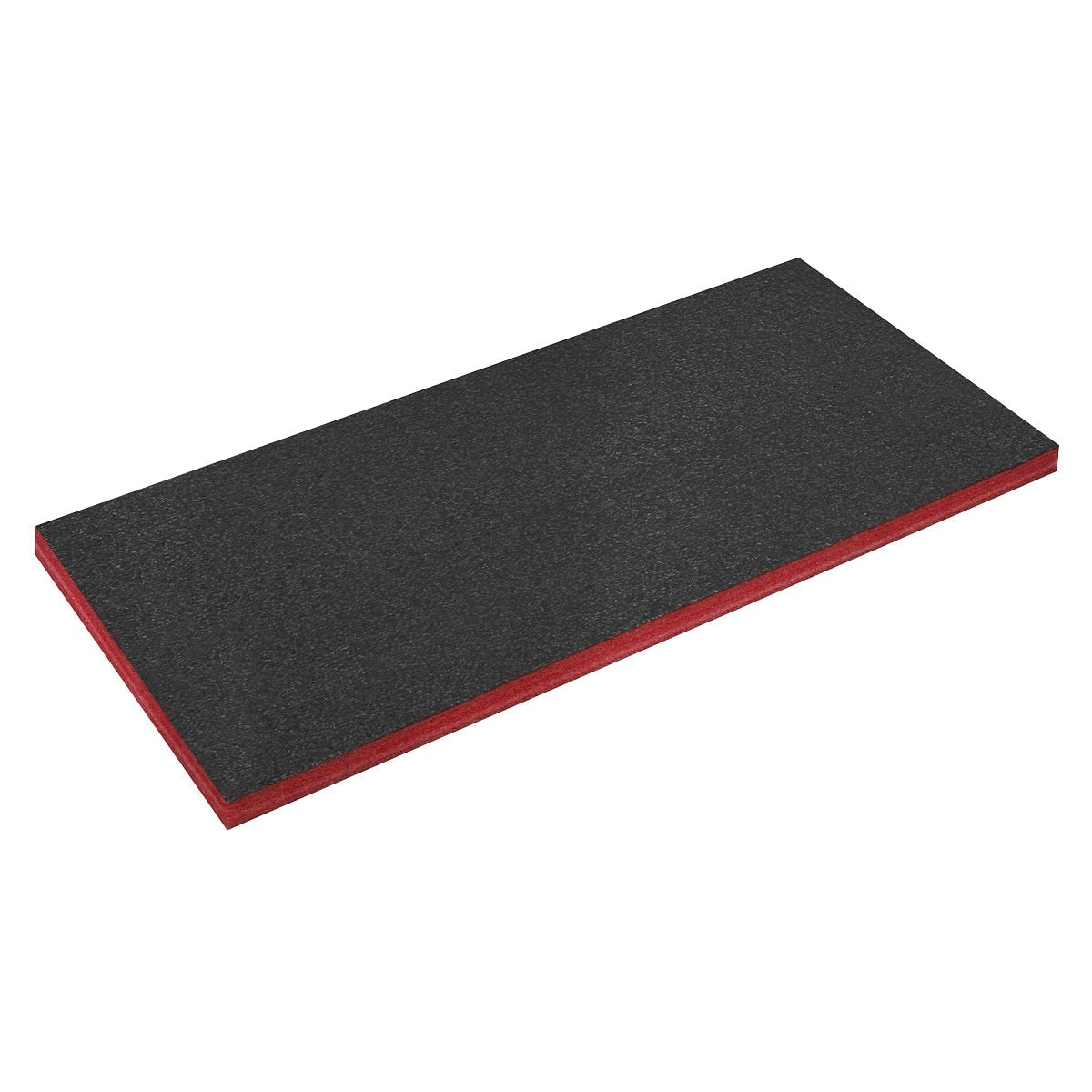 Sealey Easy Peel Shadow Foam 1200 x 550 x 50mm - Red/Black - Image 1